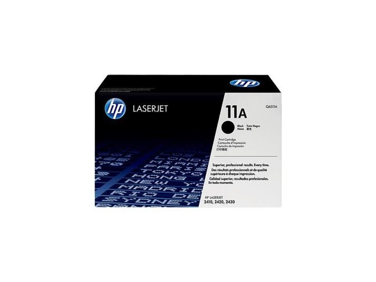 HP 11A Black Original LaserJet Toner Cartridge (Q6511A)