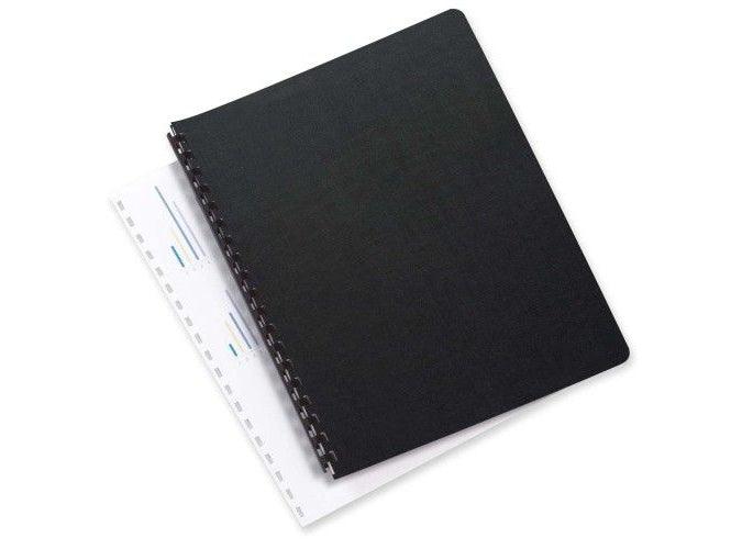 GBC Linen Binding Cover, 250gsm, A4, Black, [Pack of 100]