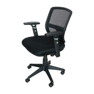 Pilot Mesh Back ( Medium Back ) and Upholstered Seat, with Nylon Base