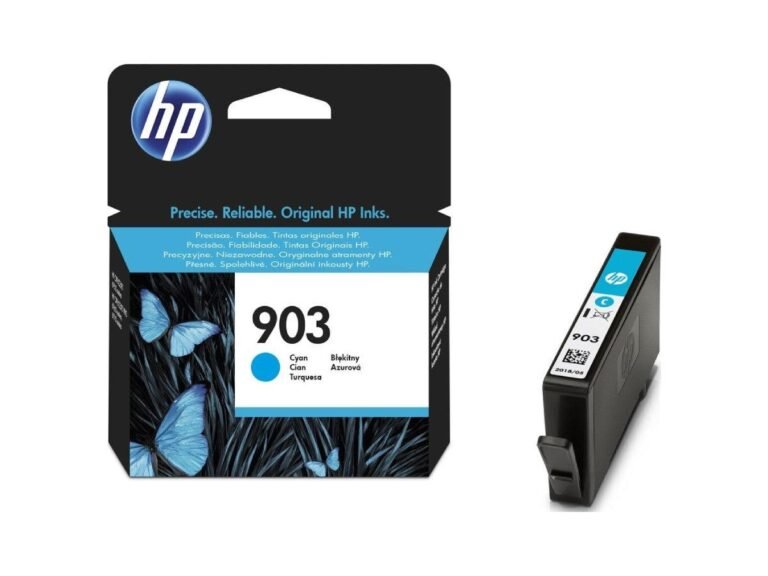 HP 903 Cyan Original Ink Cartridge T6L87AE
