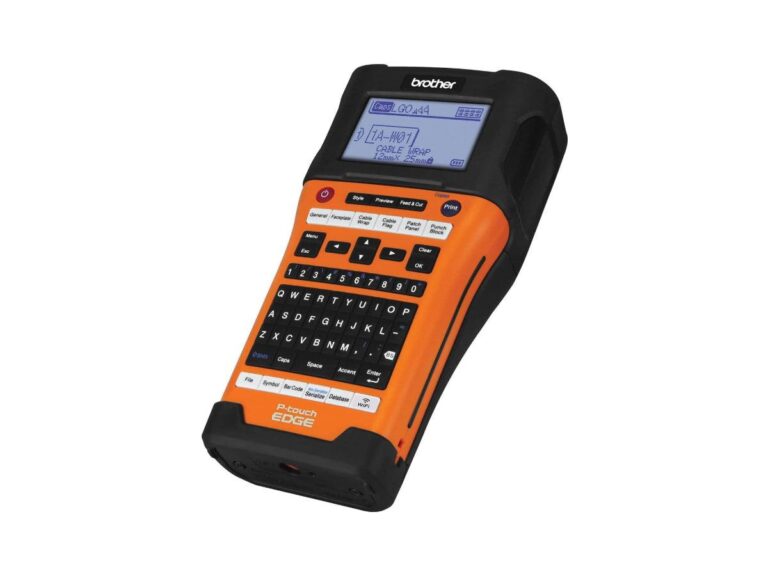 Brother PTE-550W Industrial Label Printer With Wireless Connectivity – Auto-cutter