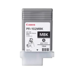 Canon PFI-102MBK Ink Cartridge, Matte Black