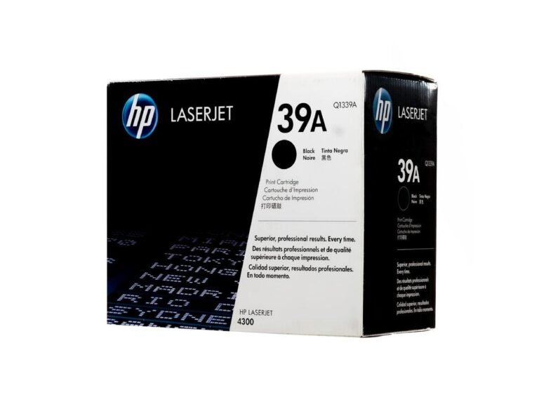 HP 39A Black Original LaserJet Toner Cartridge (Q1339A)