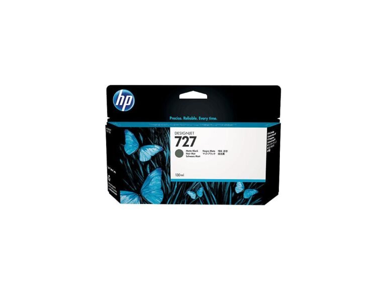 HP 727 130-ml Matte Black DesignJet Ink Cartridge B3P22A
