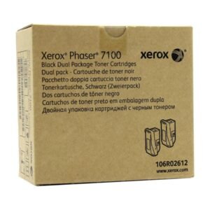 Xerox 106R02612 Black Toner Cartridge, Dual Pack