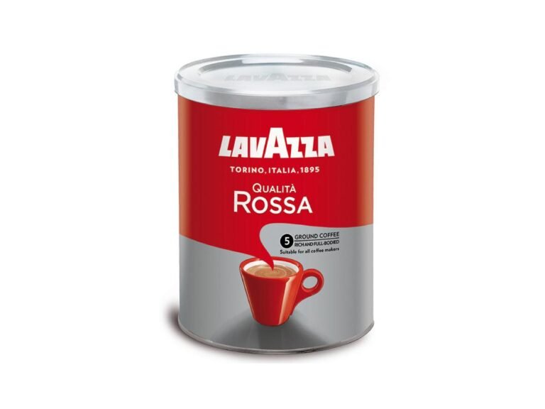 Lavazza Red Qualita Rossa Ground Coffee Tin Can 250g