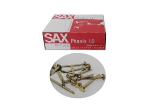 Sax Roundheaded Paper Fasteners 10mm Phenix 10