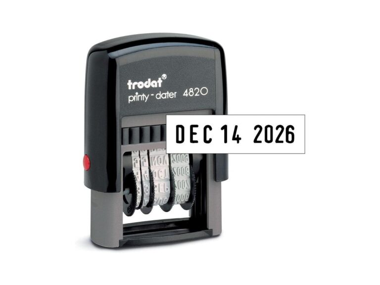 Trodat 4820 Printy Dater, Date Size 4mm