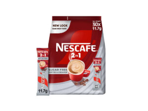 Nescafe 2-In-1 Sugar-Free Instant Coffee Mix 11.7g Pack of 30