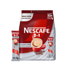 Nescafe 2-In-1 Sugar-Free Instant Coffee Mix 11.7g Pack of 30