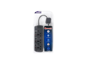 Oshtraco 3 Way Switched Universal Extension Cord, 8 Meter – (OTC-3313S-8M)