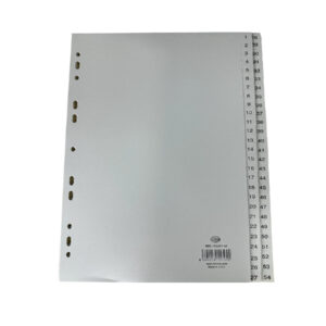 FIS PVC Plastic Divider Grey, 1-54