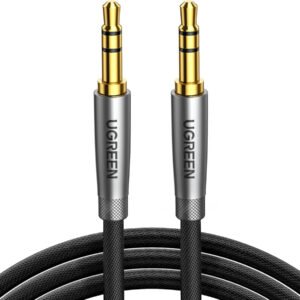 UGREEN 3.5mm 2M Braided Cable Male to Male Audio Stereo Auxiliary Jack