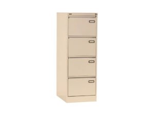 Rexel Industries 4 Drawer Vertical Filing Cabinet, RXL304ST, Beige