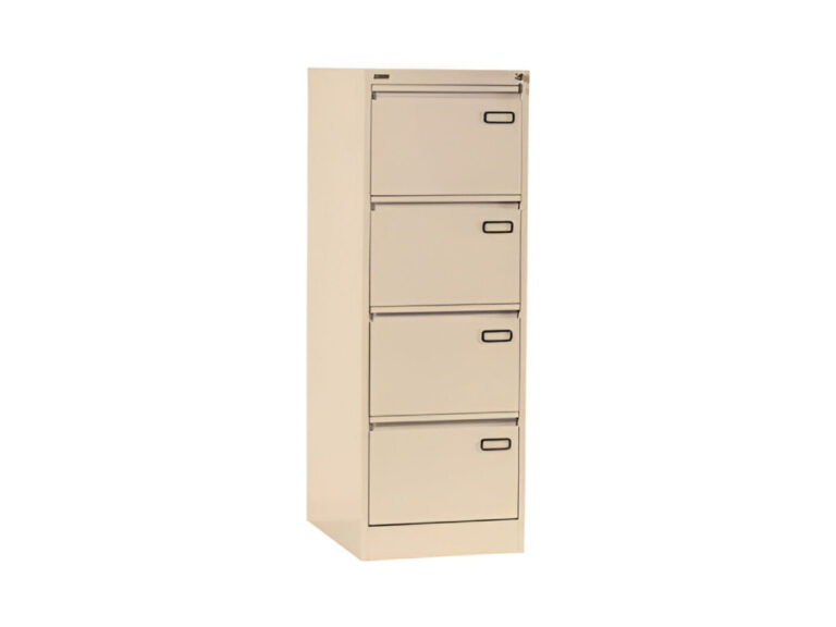 Rexel Industries 4 Drawer Vertical Filing Cabinet, RXL304ST, Beige