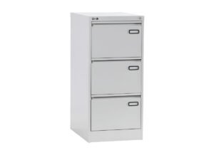 Rexel Industries 3 Drawer Vertical Filing Cabinet, RXL303ST, Grey