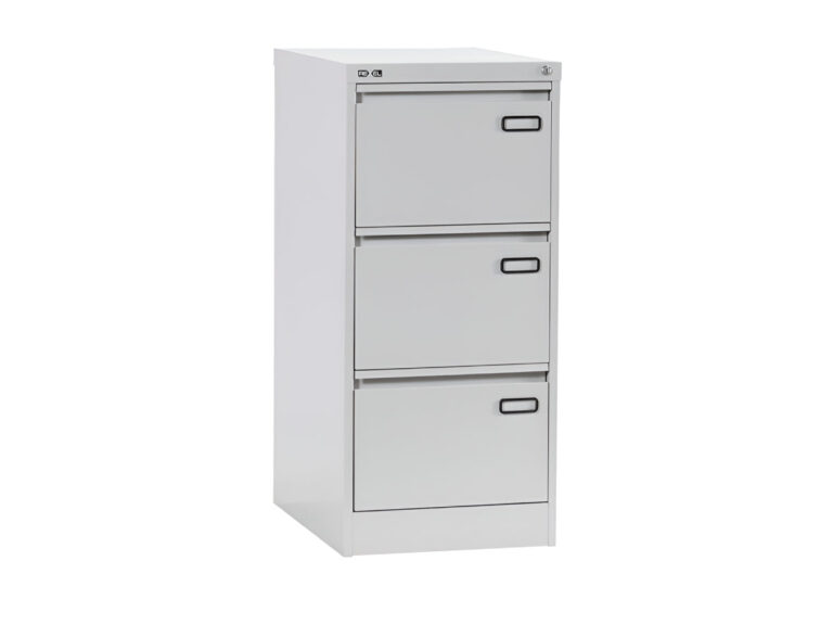 Rexel Industries 3 Drawer Vertical Filing Cabinet, RXL303ST, Grey