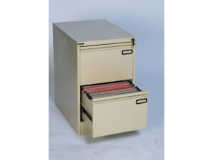 Rexel Industries 2 DRAWER VERTICAL FILING CABINET, RXL302ST, Beige