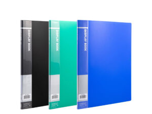 Deli 5001 Clear Book A4 Assorted Color 10 Pockets