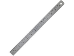 FIS Stainless Steel 12″/30cm Ruler
