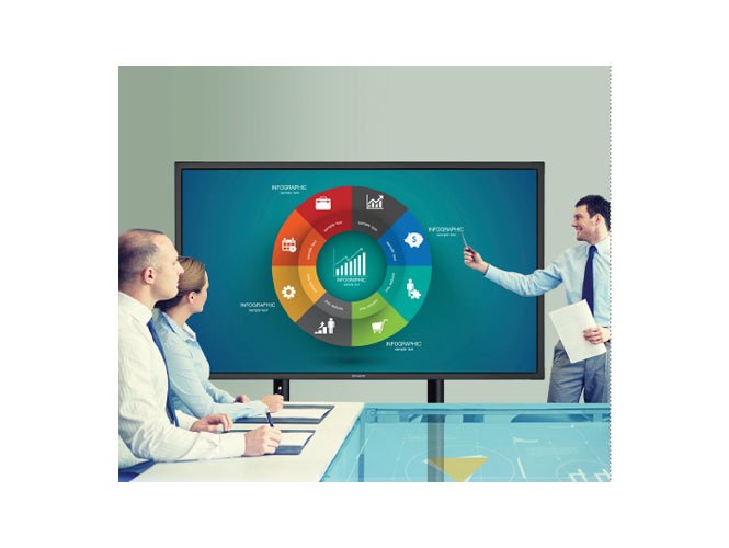 SHARP PN- VC862HNS 86” INTERACTIVE Touch Display - Image 2