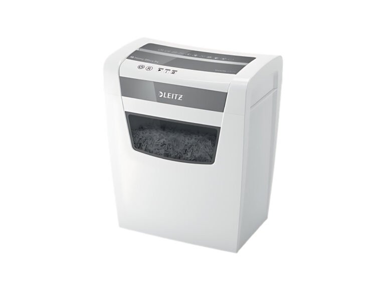 Leitz IQ Home Office Cross Cut Paper Shredder P4 (8009)