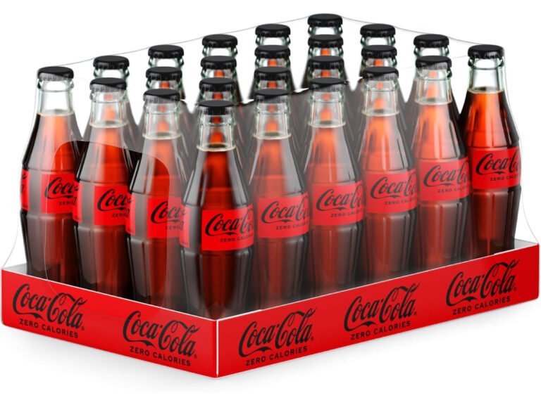 Coca-Cola Zero Sugar Glass Bottle 290 ml, Pack of 24