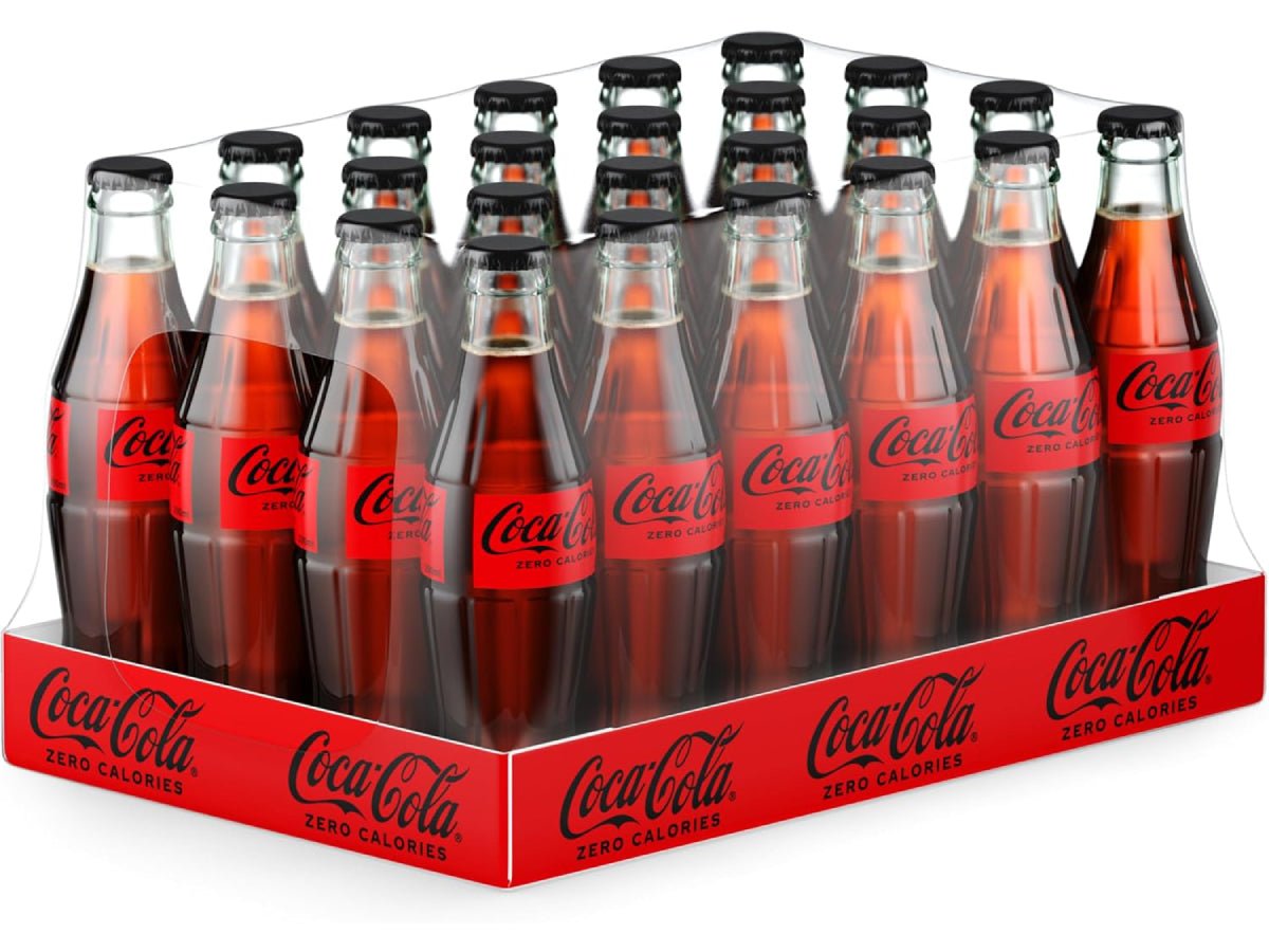 Coca-Cola Zero Sugar Glass Bottle 290 ml, Pack of 24 - Image 1