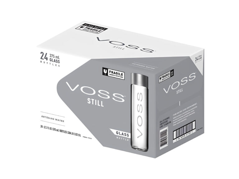 VOSS Still Water Glass Bottles 375 ml – Pack of 24