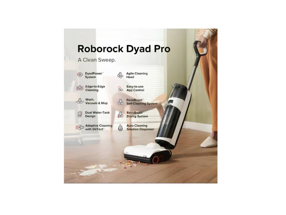 Roborock Dyad Pro Wet and Dry Vacuum 17000Pa view 2 Roborock Dyad Pro Wet and Dry Vacuum 17000Pa alternate product view 2