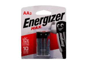 Energizer Alkaline Max Battery AA 2pcs/pack