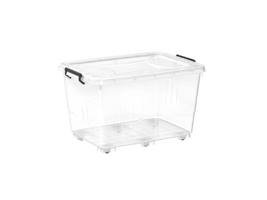 Cosmoplast clear storage box 82 L main supplier product view