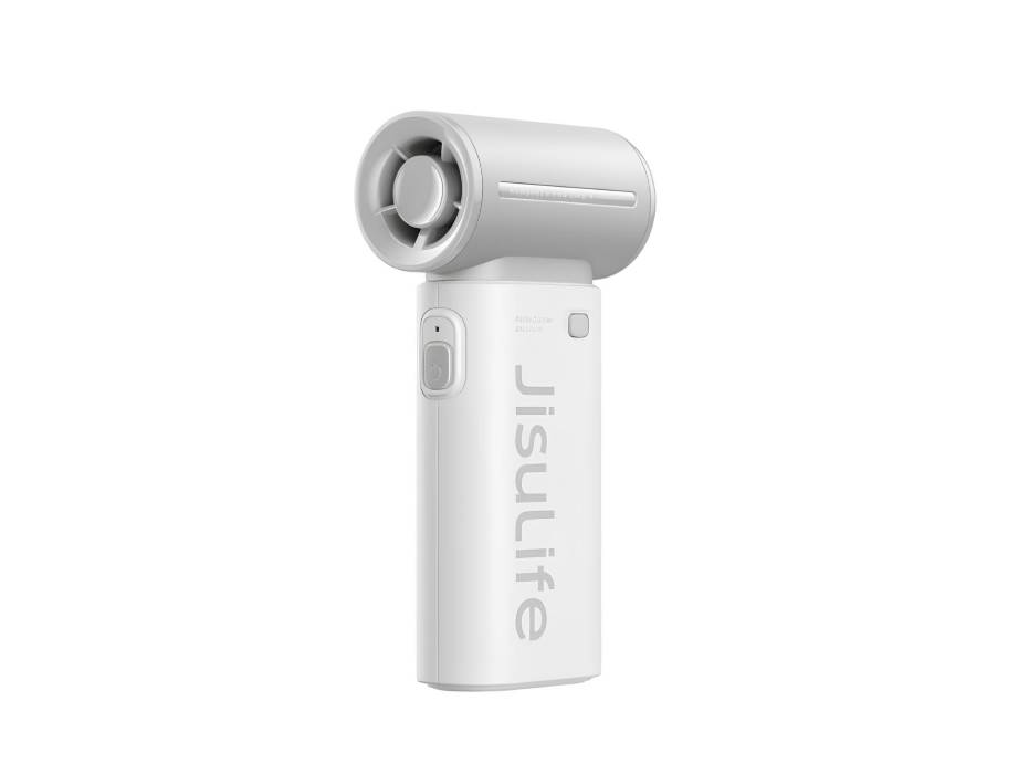 JISULIFE 5000mAh handheld fan Grey main product view