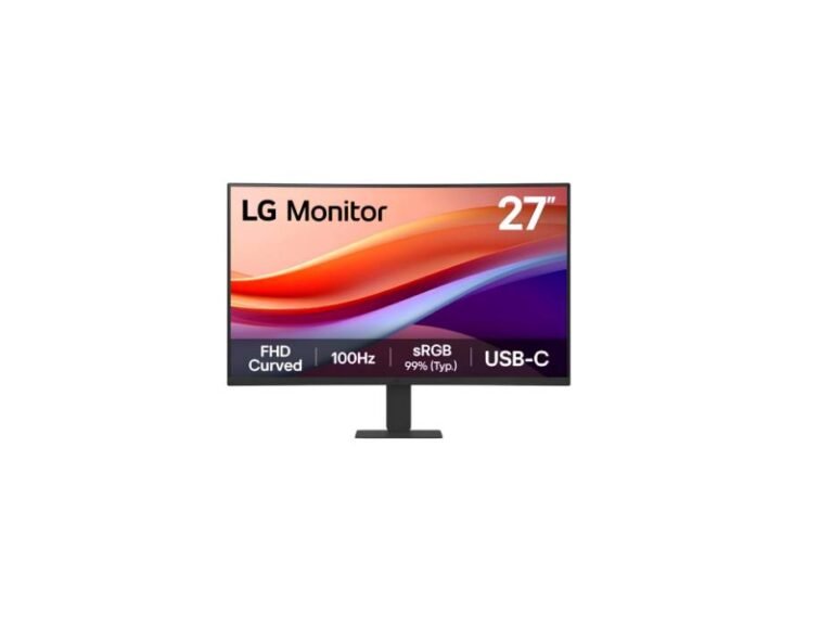 LG 27U421A-B 27-inch Full HD Curved Monitor