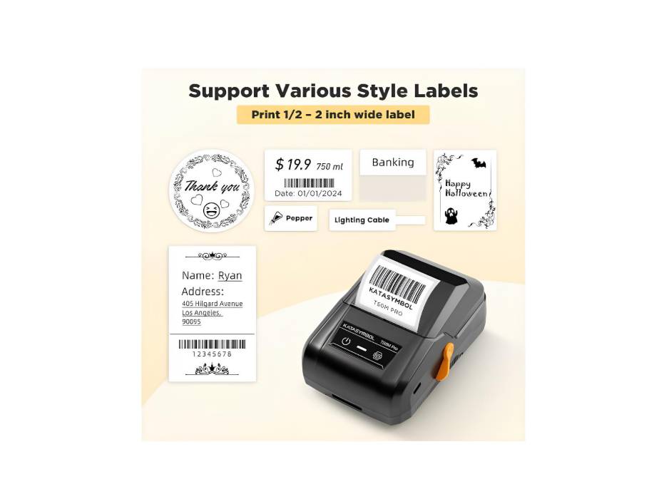 SUPVAN T50M Pro Bluetooth Label Maker alternate product view 3