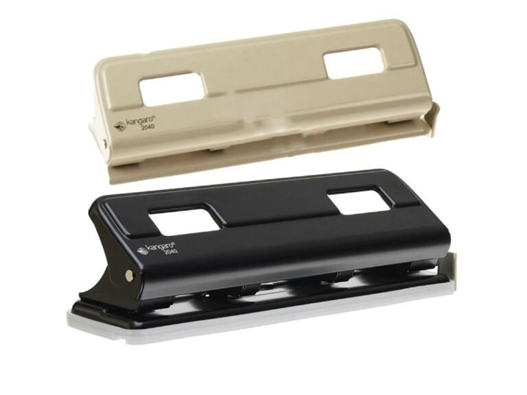 Kangaro 4 Holes Puncher 2040, Heavy Duty, 16 Sheets Capacity
