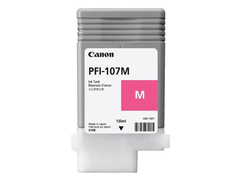 Canon PFI-107M 130ML Ink Tank, Magenta