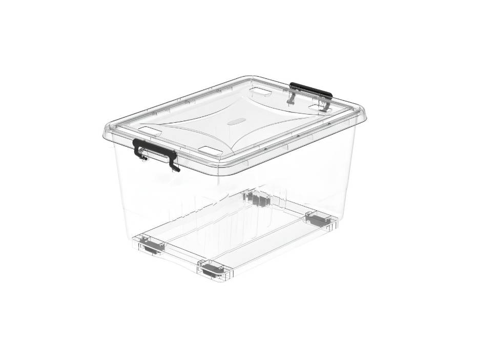 Cosmoplast clear storage box 33 L supplier product view