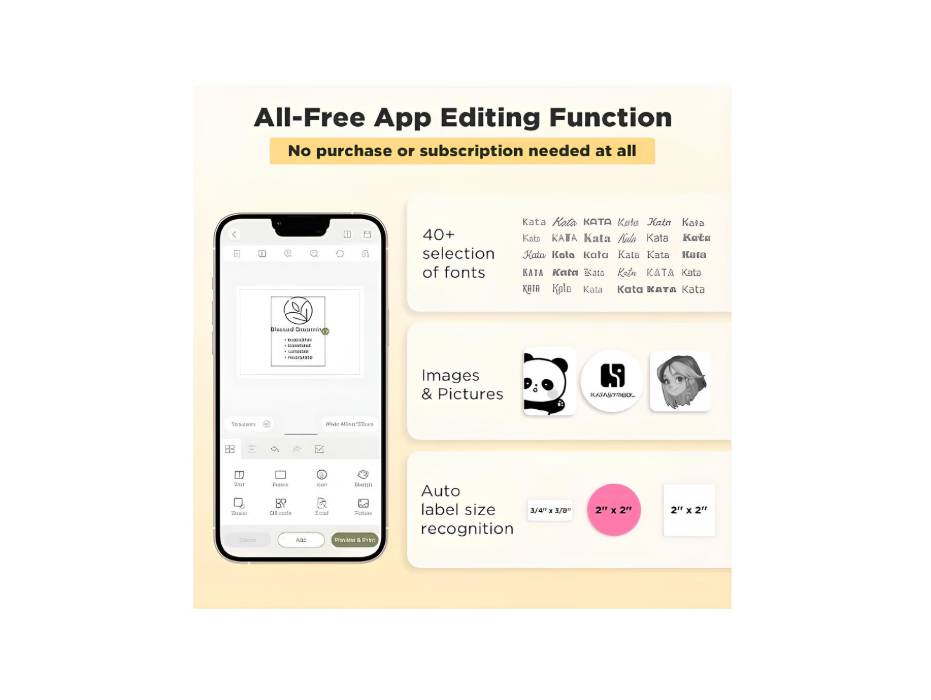 SUPVAN T50M Pro Bluetooth Label Maker alternate product view 2
