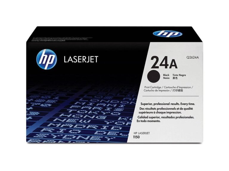 HP 24A Black Original LaserJet Toner Cartridge (Q2624A)
