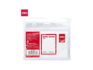 Deli PVC Across ID Pass Holder Waterproof, 10pcs/box [E5758]