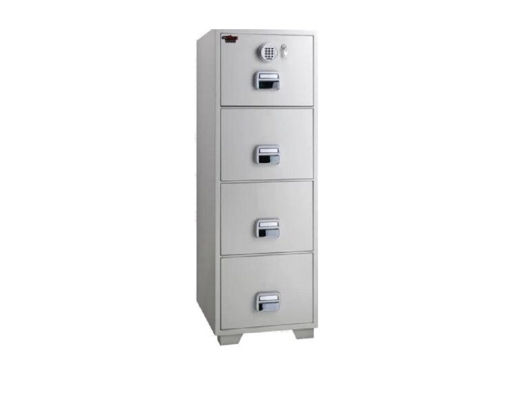 Eagle SF-680-4EKX Fire Resistant Filing Cabinet, 4 Drawers, Digital With Key Lock