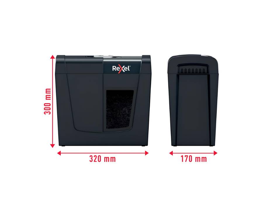 Rexel Secure X6 Cross-Cut Paper Shredder alternate product view 3