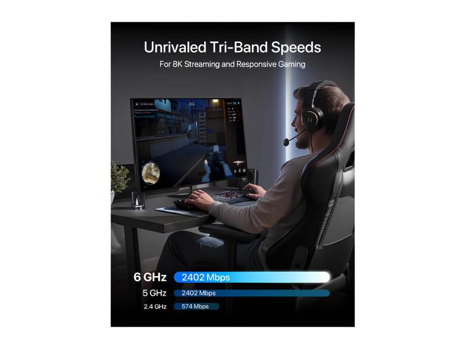 BrosTrend AXE5400 WiFi 6E adapter alternate product view 2