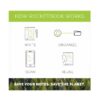Rocketbook ORB-E-K3-A Smart Orbit Legal Pad, Black in-use view