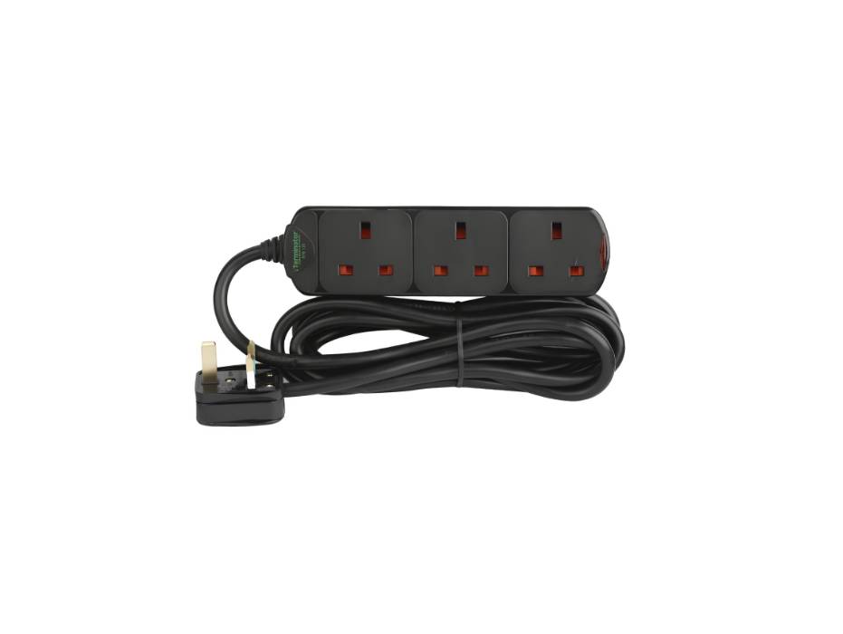 Terminator UK extension socket 3m, 3 outlets — TPB 13B-3M supplier product view