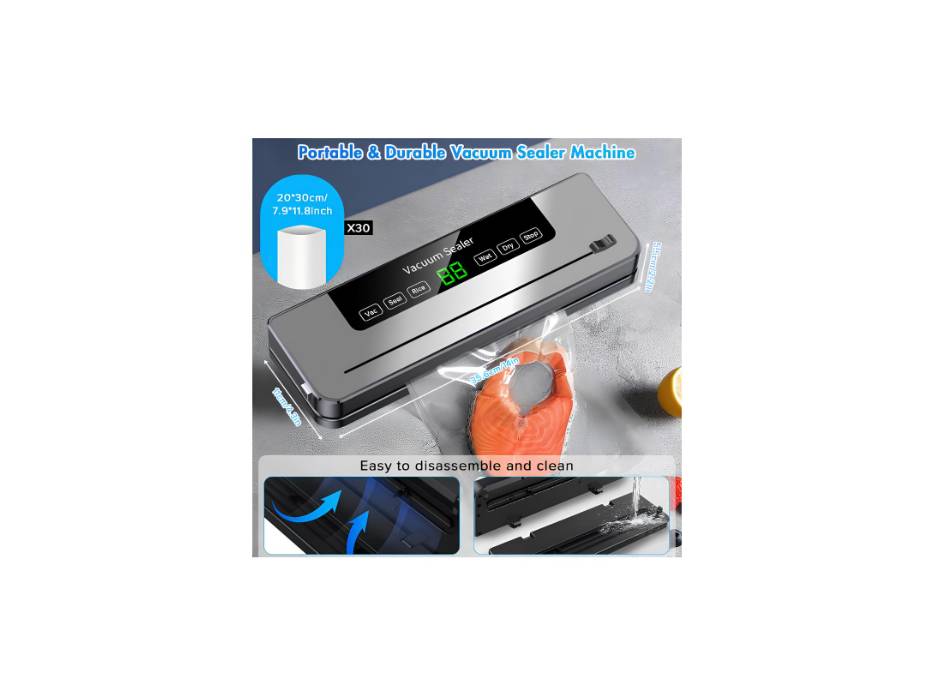Necomi 6-in-1 Automatic Vacuum Sealer alternate product view 3