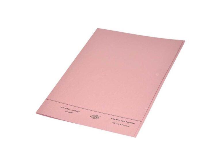 FIS Square Cut Folder FS w/o Fastener 10/pack