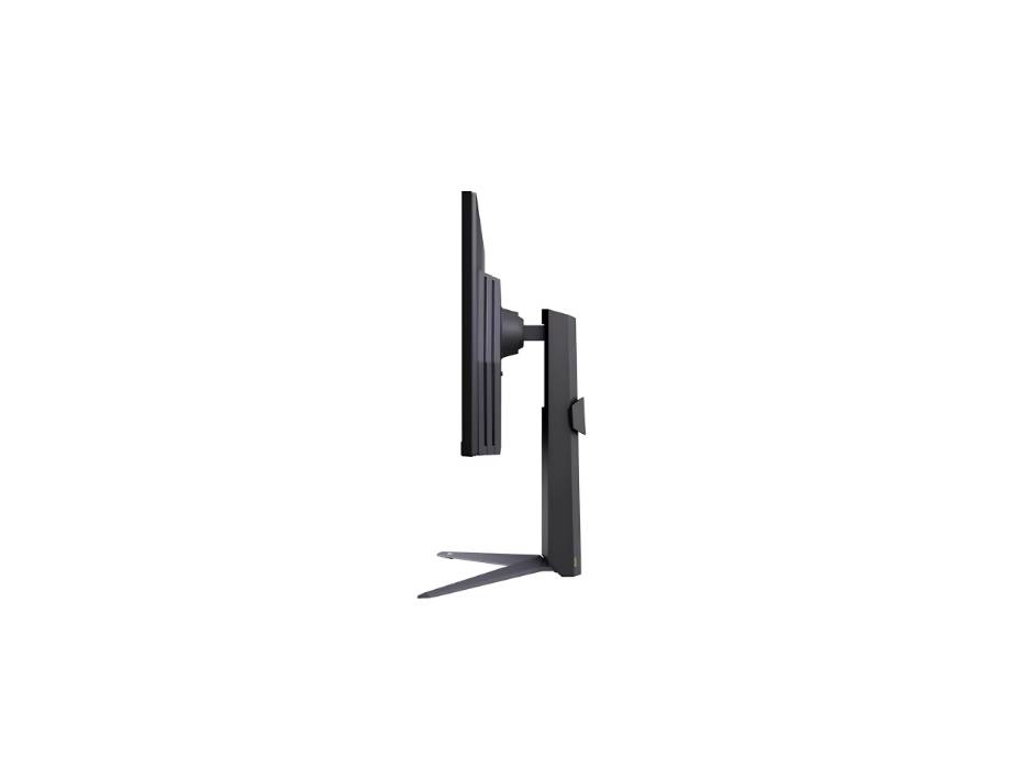 LG 27GS75Q-B monitor rear stand view
