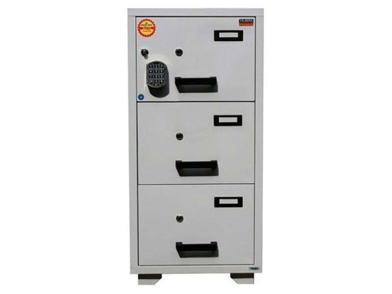 Valberg Safes Valberg FC 3E-KK Fire Resistant Filing Cabinet, 3 Drawers, Digital & 3 Key Lock - Image 2